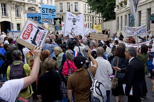 manifestation gaz de schiste