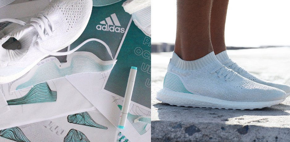 Des baskets Adidas conçus à partir de déchets plastiques