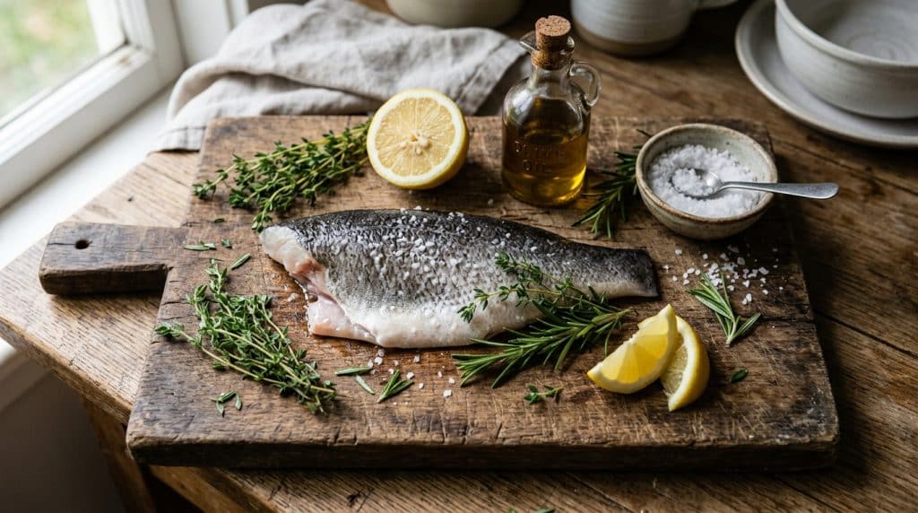 Black bass à la poêle : cuisson peau croustillante et sauces qui vont avec