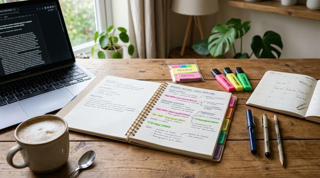 Cahier de prépa : comment l&rsquo;organiser pour ne rien rater