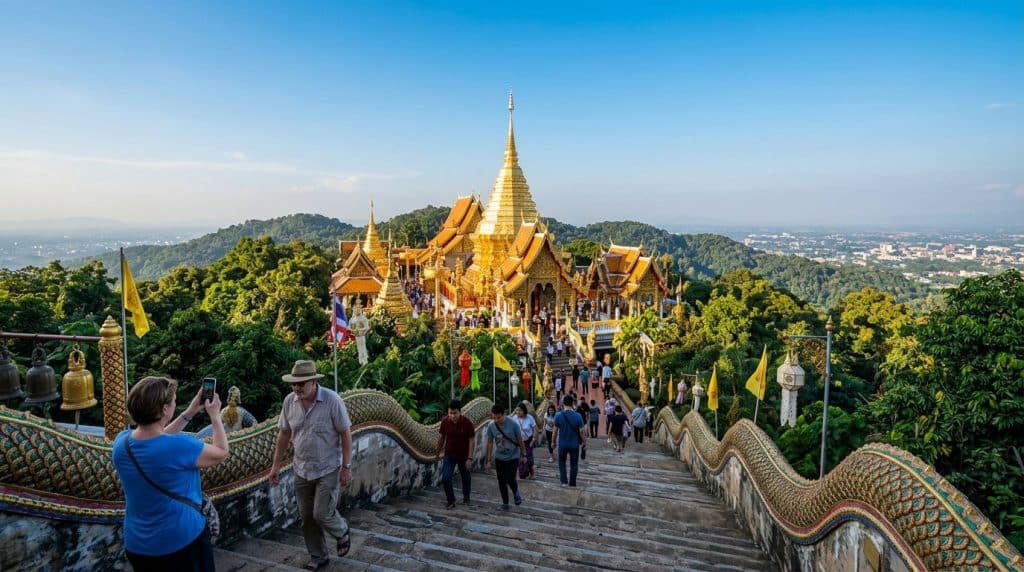 Doi Suthep à Chiang Mai : comment y monter et pourquoi ne pas rater ce temple