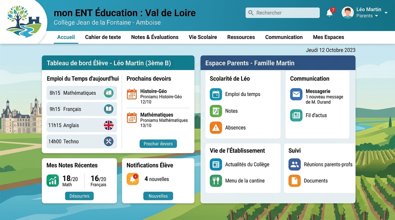 découvrez ent touraine eschool, la plateforme dédiée à la connexion sécurisée et à l'accès simplifié aux services numériques pour les étudiants et le personnel éducatif.