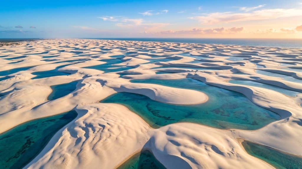 Lençóis Maranhenses : le désert brésilien inondé de lagunes turquoise