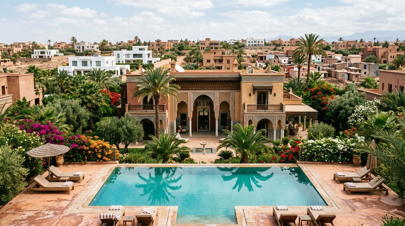 découvrez comment choisir la location idéale d'une villa avec piscine à marrakech : guide des meilleurs quartiers, des tarifs pratiqués et des pièges à éviter pour un séjour réussi.