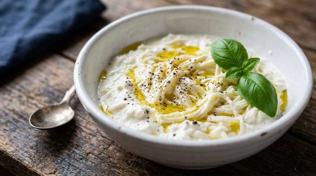 Stracciatella : le fromage qu&rsquo;on confond toujours avec la burrata