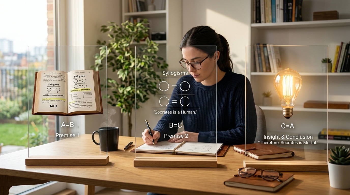 découvrez ce qu'est un syllogisme, avec des définitions claires, des exemples pratiques et des conseils pour éviter les pièges dans votre raisonnement.