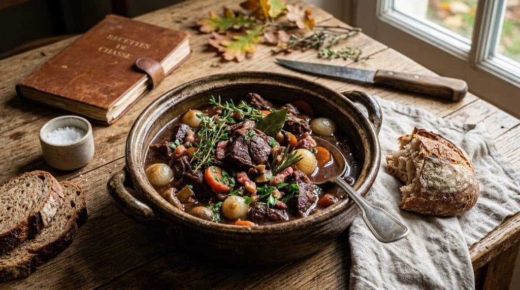 Civet de sanglier façon grand-mère : la recette du chasseur