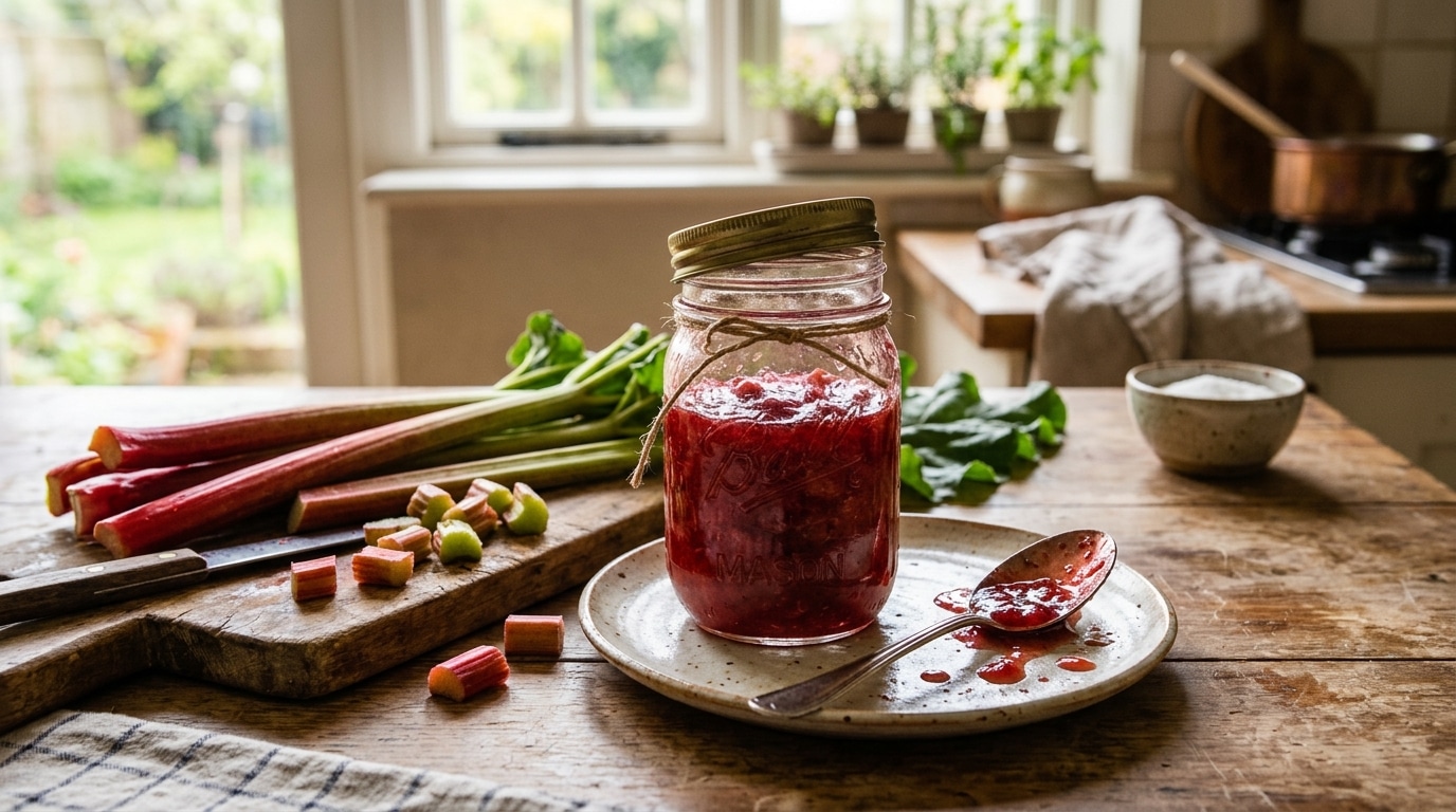 découvrez notre recette facile de confiture de rhubarbe maison pour réussir la prise à coup sûr et savourer un délice fruité fait maison.