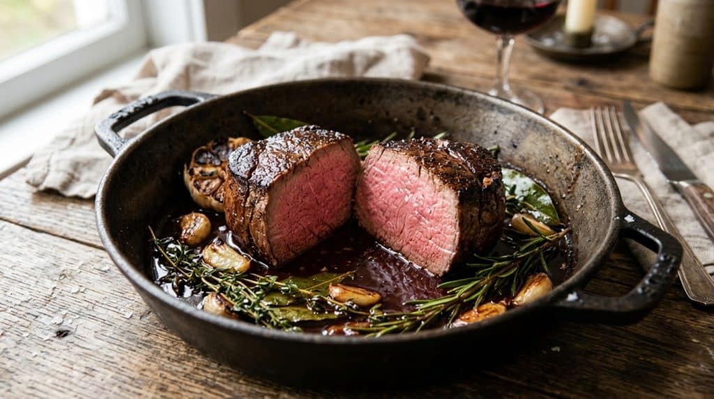 Filet mignon en cocotte : le secret d&rsquo;une viande qui fond en bouche