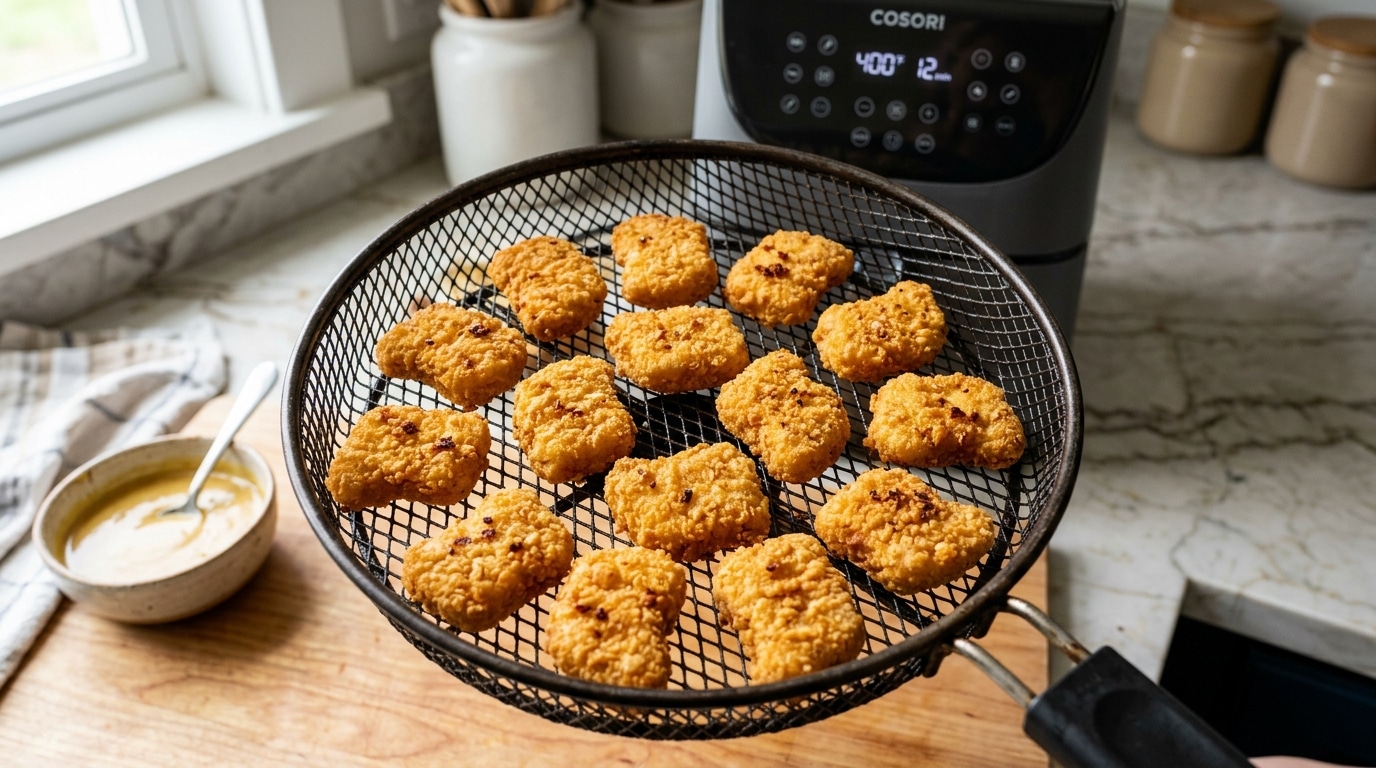 découvrez combien de minutes il faut pour obtenir des nuggets croustillants et savoureux à l'air fryer, pour un encas rapide et délicieux.