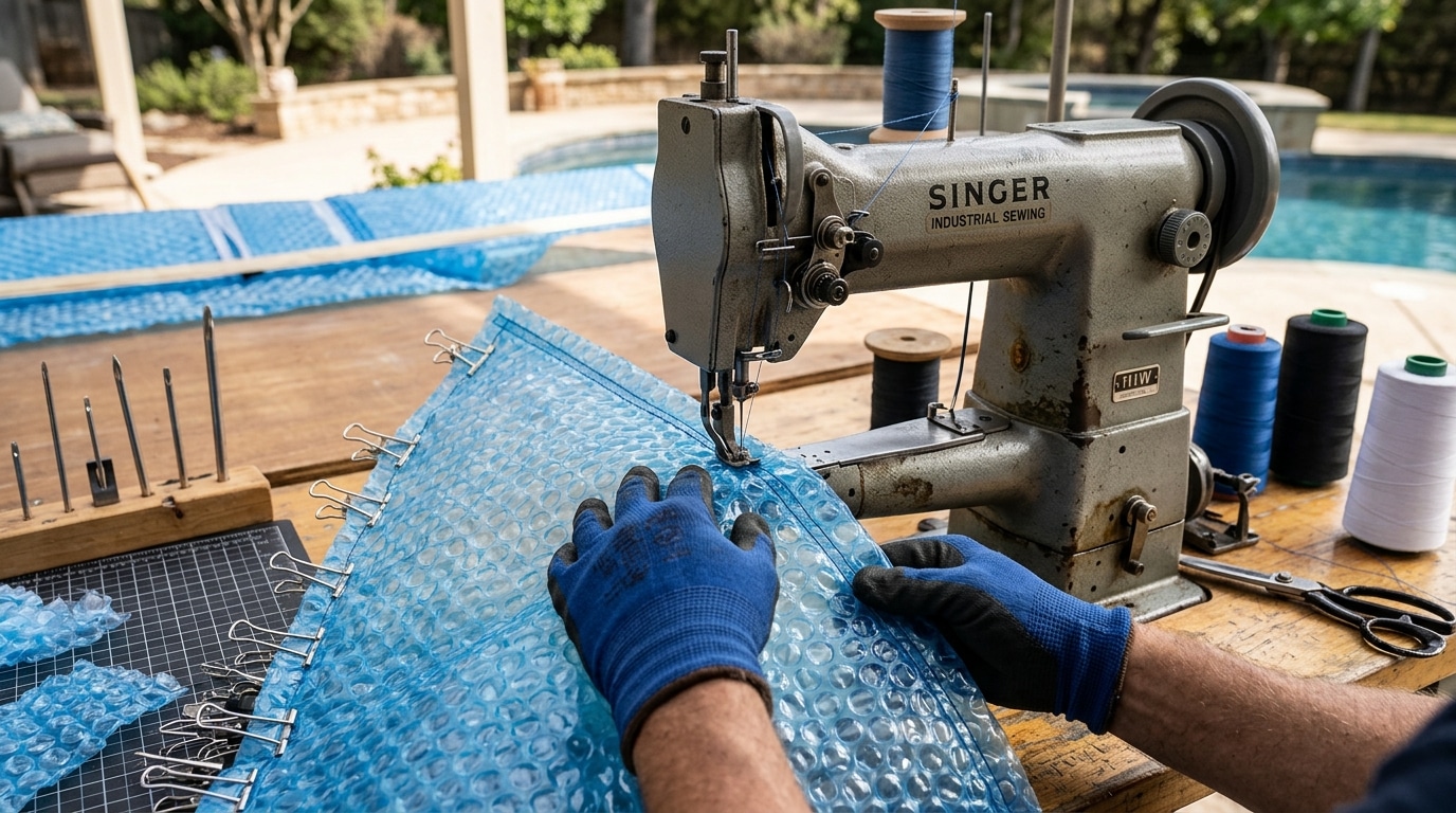 apprenez à coudre une bâche à bulles de piscine grâce à nos conseils pratiques, découvrez la technique étape par étape et le matériel nécessaire pour réussir votre réparation.