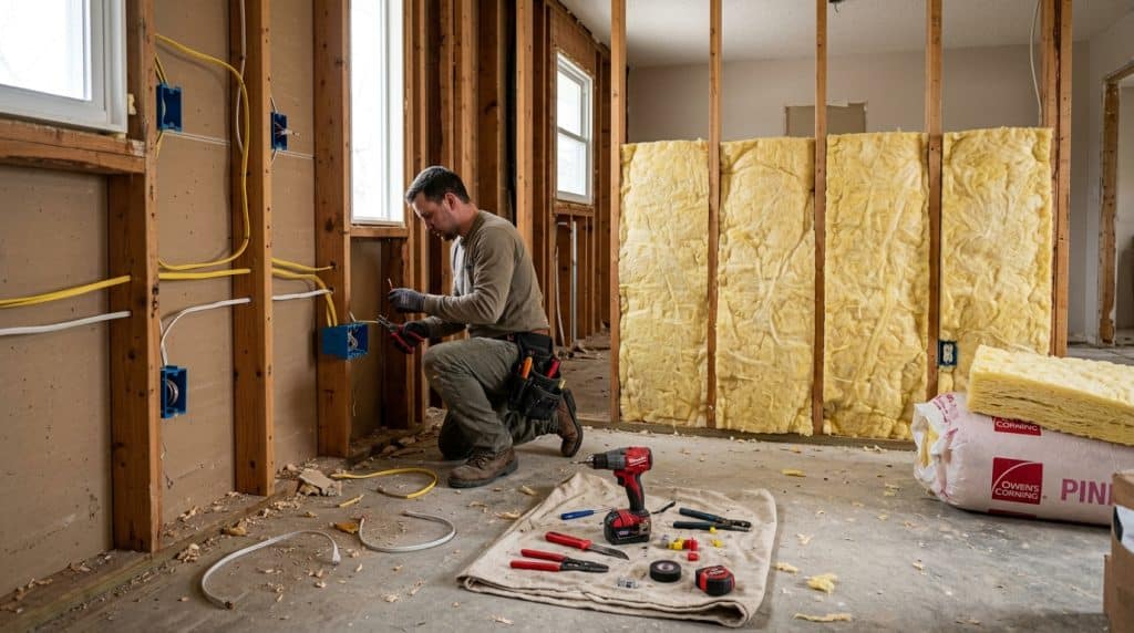 Isolation et électricité : dans quel ordre faire les travaux ?