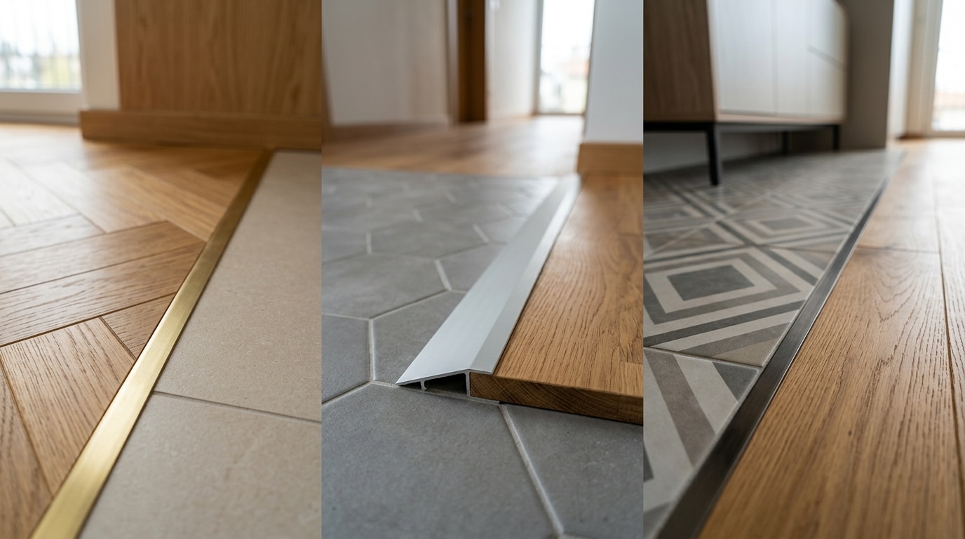 découvrez les meilleures solutions pour une jonction parquet-carrelage propre et esthétique, adaptées à toutes les épaisseurs de matériaux.