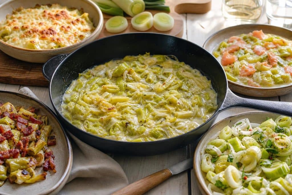 Fondue de poireaux : base incontournable, déclinaisons multiples