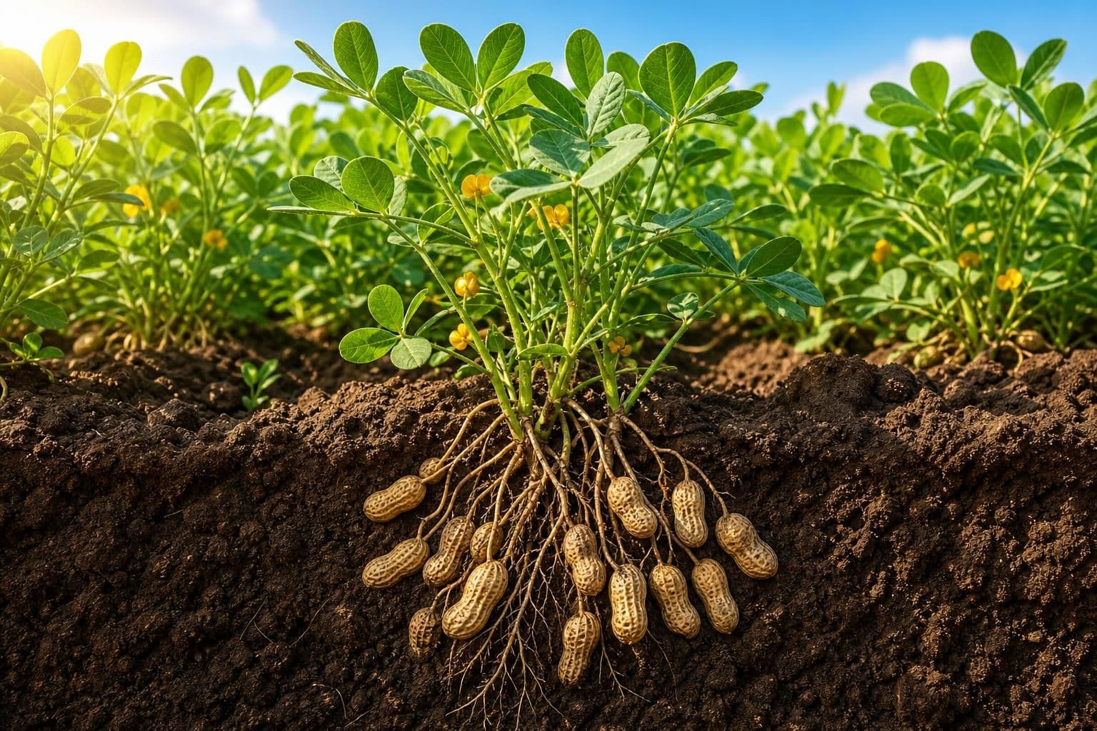 découvrez où et comment les cacahuètes poussent réellement, loin des arbres, et apprenez tout sur leur culture étonnante.