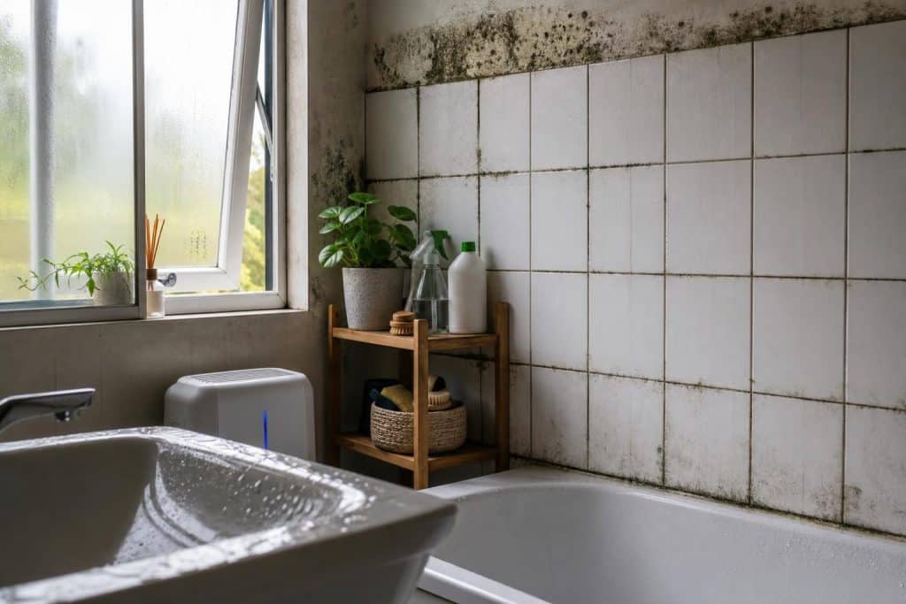 Moisissures en salle de bain : causes réelles et solutions qui durent plus d&rsquo;une saison
