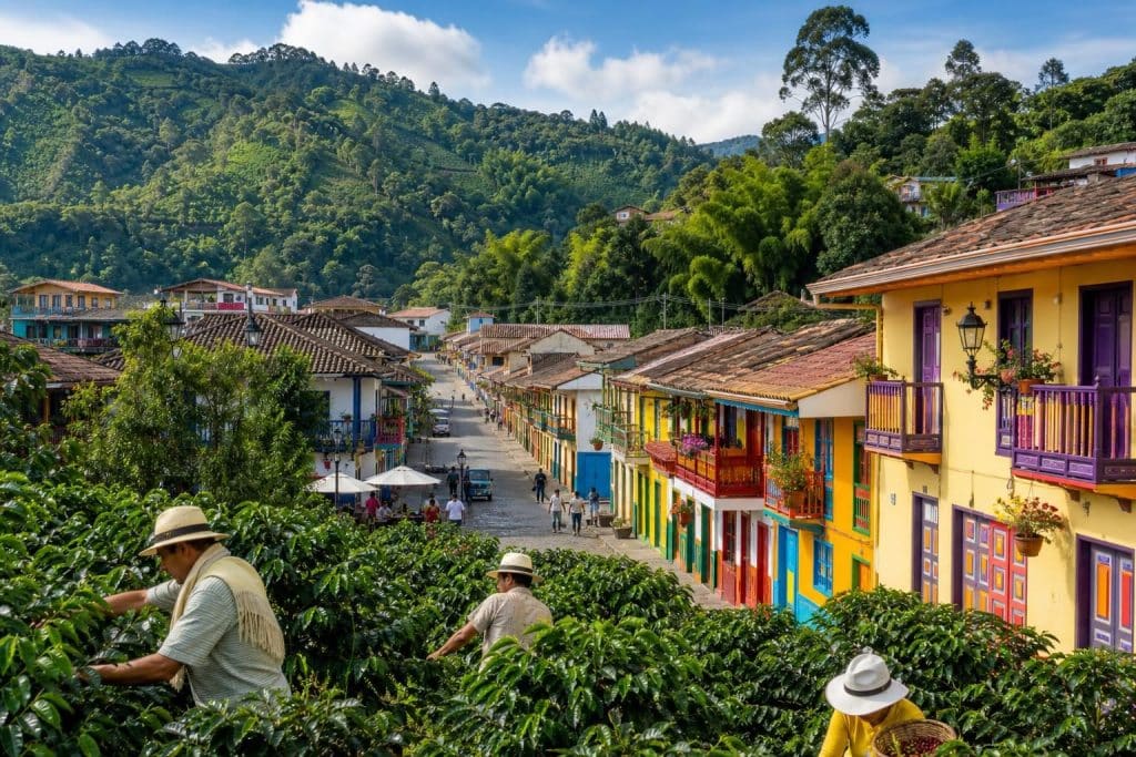 découvrez salento en colombie, une ville colorée célèbre pour son café exceptionnel, ses paysages naturels époustouflants et sa culture authentique. une destination incontournable qui mérite le voyage.