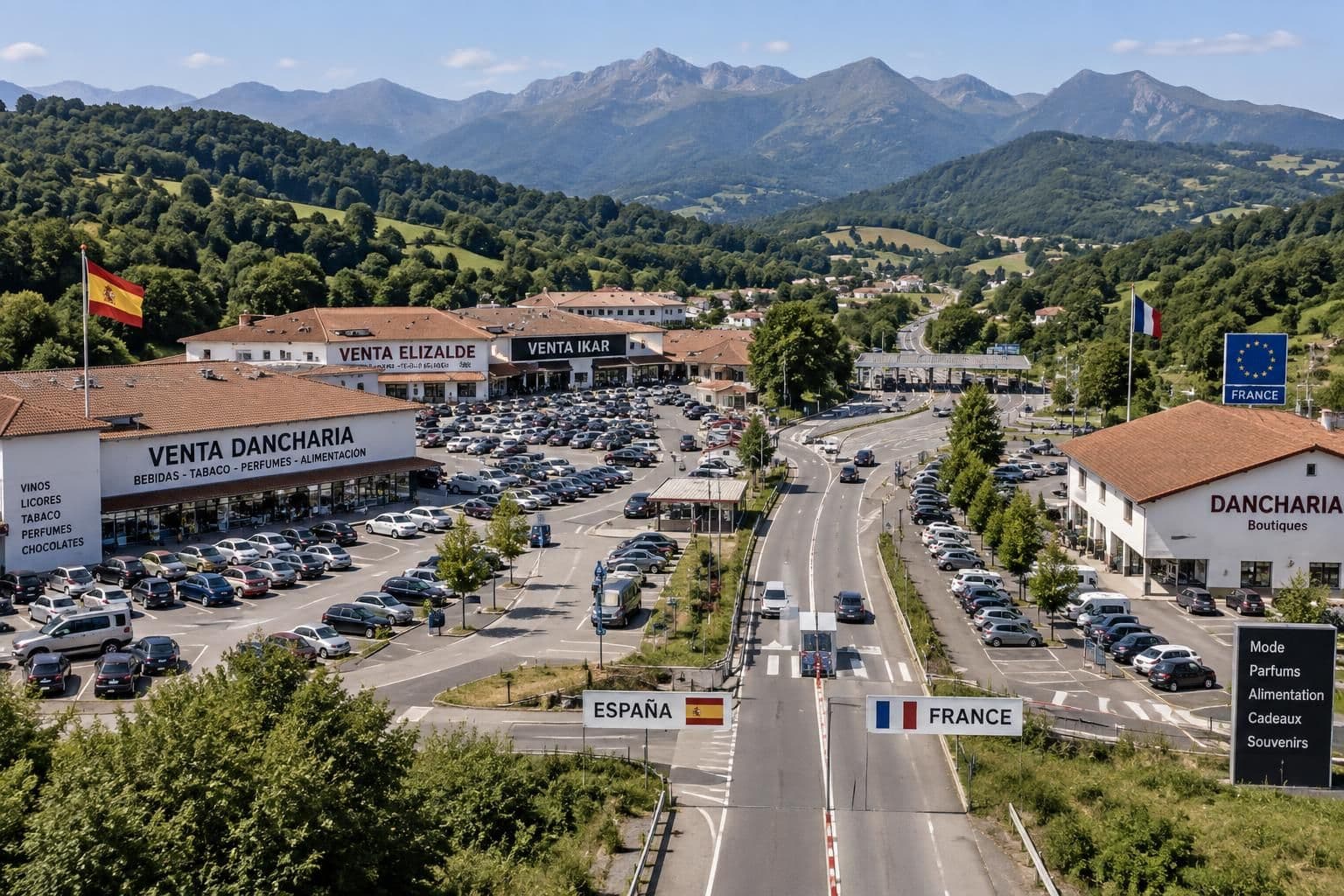 découvrez dancharia, le marché franco-espagnol à la frontière basque, et profitez d’une escapade shopping au cœur du pays basque.