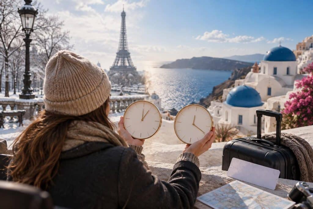 Décalage horaire Grèce : +1h ou +2h en été, voilà comment ne pas se tromper