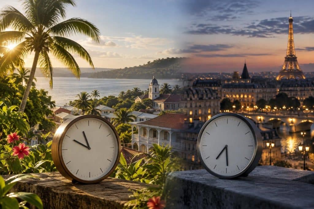 Décalage horaire Guyane française : combien d&rsquo;heures avec la métropole ?